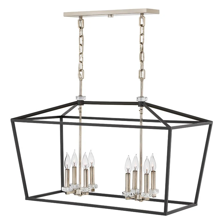 Stinson Eight-Light Linear Chandelier - Frankwebs