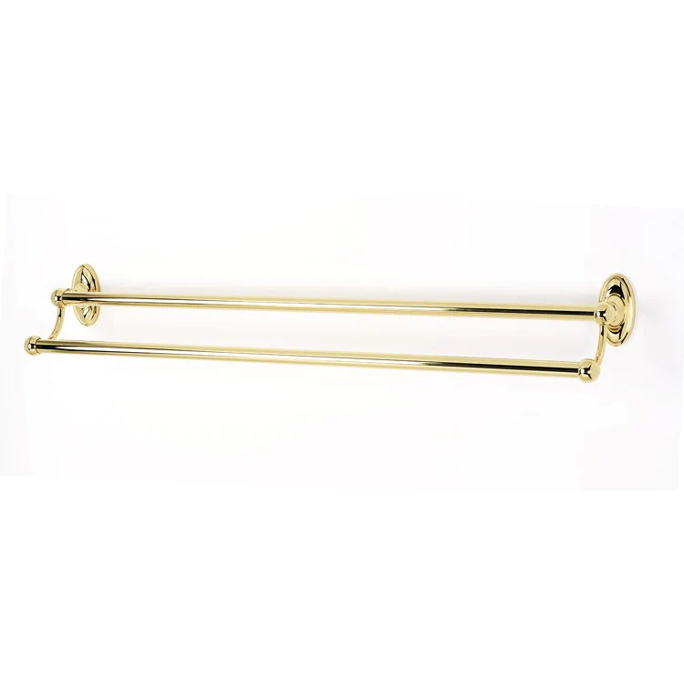 Towel Bar Classic Traditional Bath 30 Inch Double Chocolate Bronze Brass 5-5/8 Inch - Frankwebs