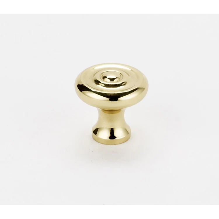 Knob II Collection Round Chocolate Bronze Brass 3/4 Inch 3/4 Inch 3/8 Inch - Frankwebs