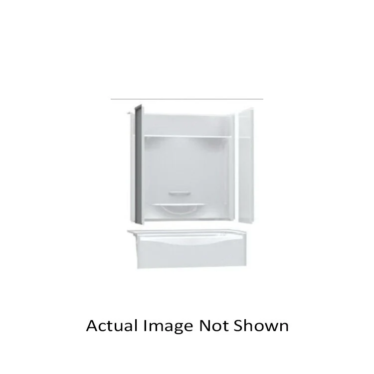 Tub 60 x 30 x 17 Inch with Pin System Right Drain White AcrylX Rectangle 37.2 Gallons - Frankwebs