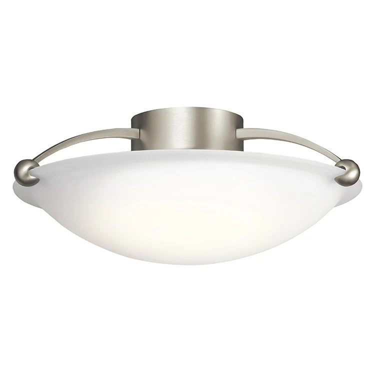 Three-Light Semi-Flush Mount Ceiling Fixture - Frankwebs