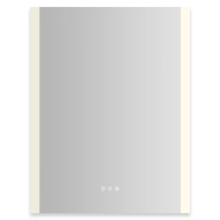 Medicine Cabinet AIO 24 x 30 Inch with Vertical Edge Lighting 1 Doors Triple Mirror Right Hinge - Frankwebs