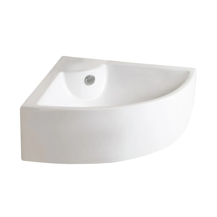 Lavatory Sink Crandall Corner Wall Hung 26 Inch White - Frankwebs