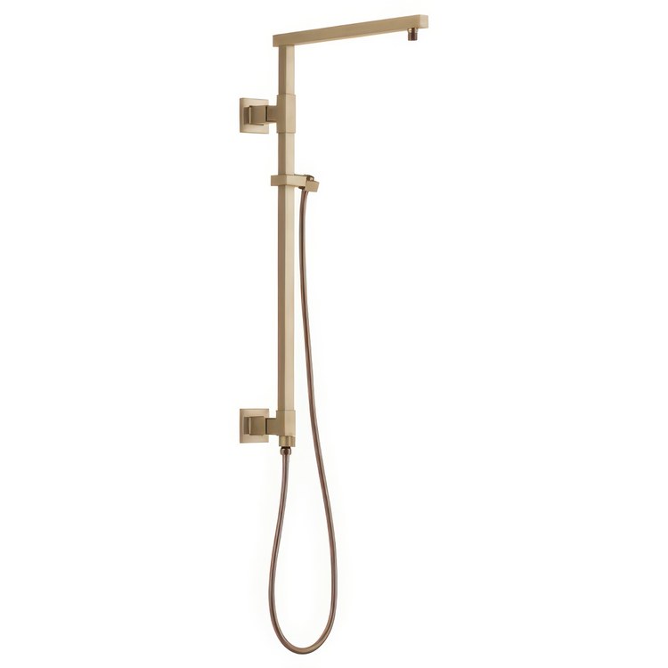 Shower Column Emerge Universal Showering Components Angular Venetian Bronze 26 Inch - Frankwebs