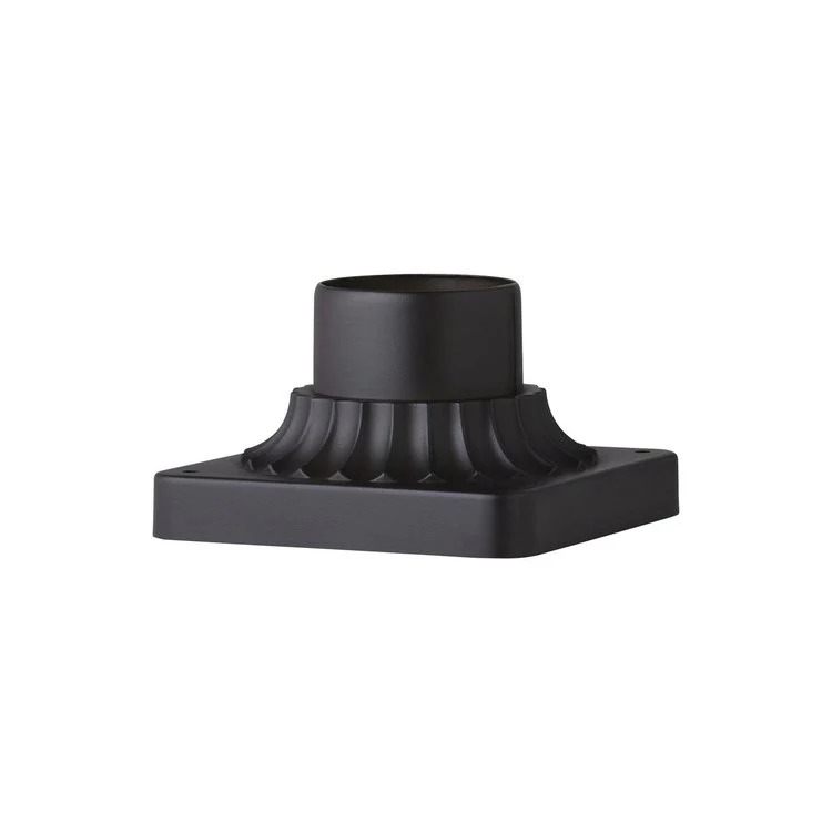 Outdoor Fluted Pier Mount with Square Base - Frankwebs