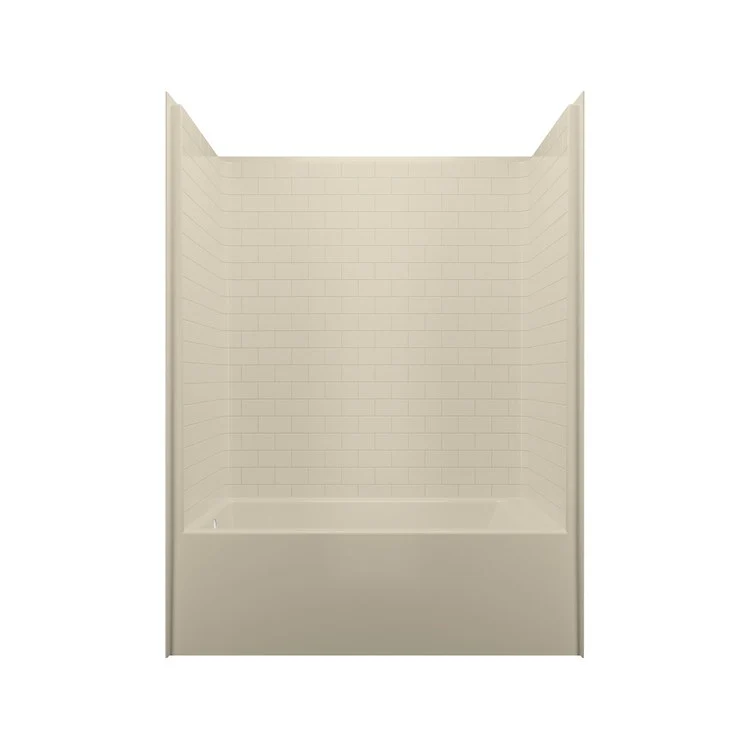 Tub and Shower Module Right Drain White 52 Gallons 60 x 32 x 80 Inch - Frankwebs