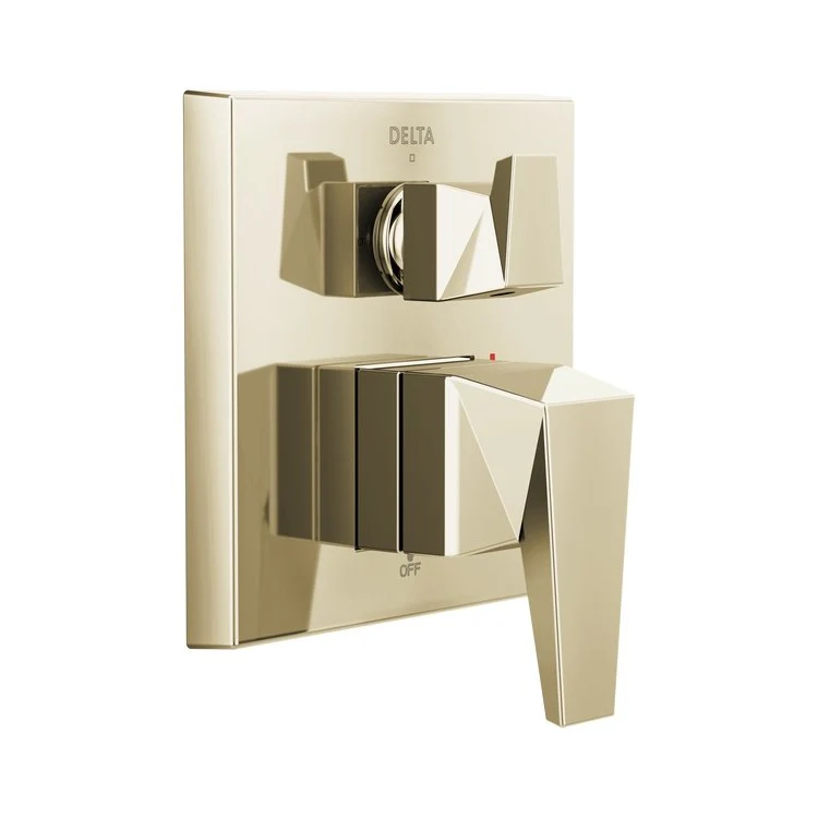 Valve Trim Trillian 14 with 3 Setting Diverter Lumicoat Polished Nickel 7 Inch - Frankwebs