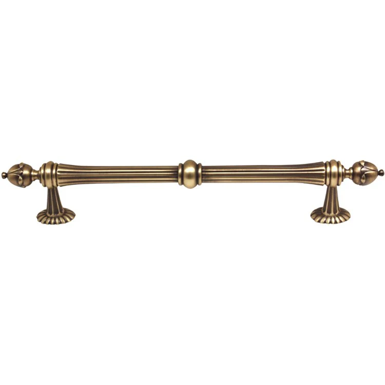 Pull Ornate Oversized Polished Antique Brass 8 Inch 11-5/8 Inch 2 Inch - Frankwebs