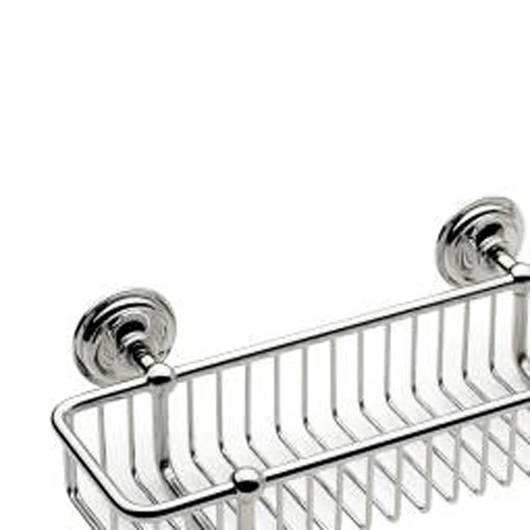 Shower Basket London Terrace Toiletry Polished Nickel 12 Inch Brass Wall Mount - Frankwebs