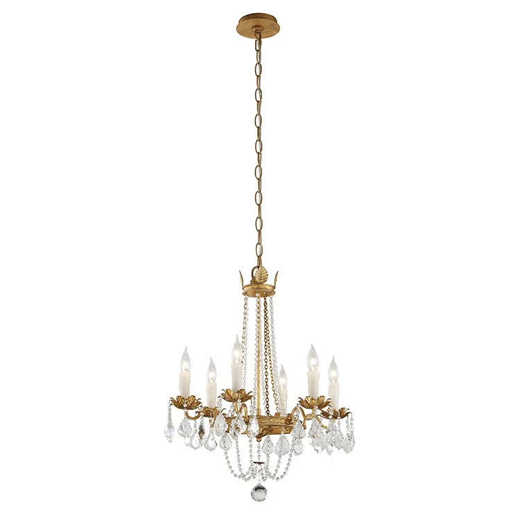 Viola Six-Light Small Chandelier - Frankwebs