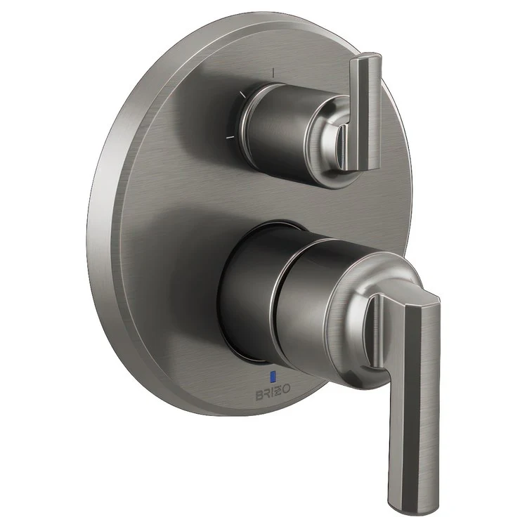 Pressure Balance Valve Trim Levoir with 3 Function Diverter Less Handle Brilliance Luxe Gold ADA - Frankwebs