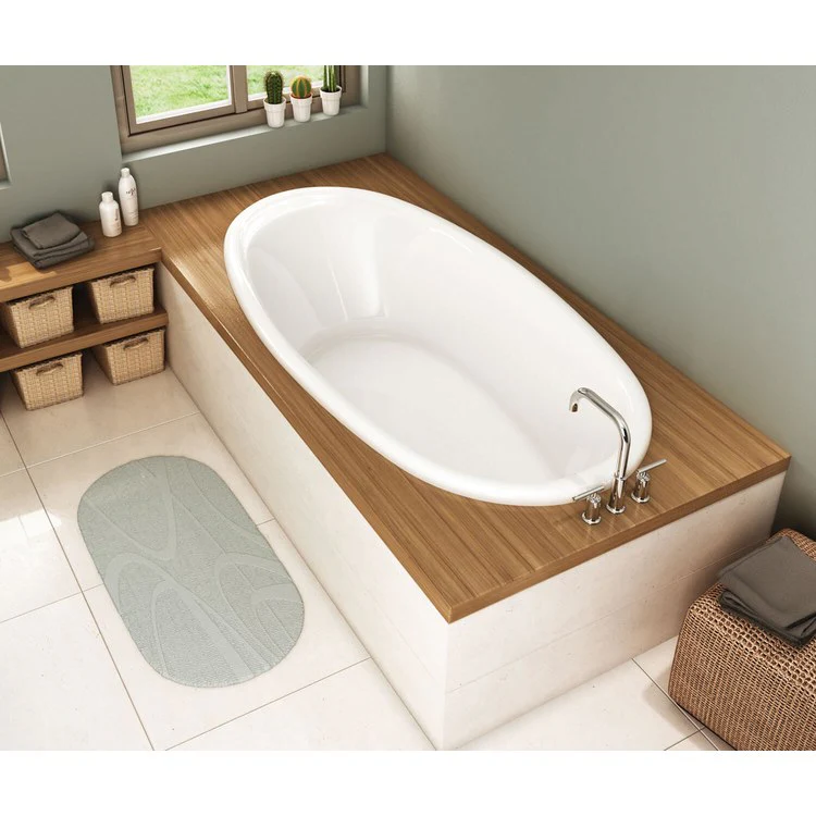 Tub Saturna 72 x 36 Inch Drop-in Aeroeffect End White Acrylic - Frankwebs