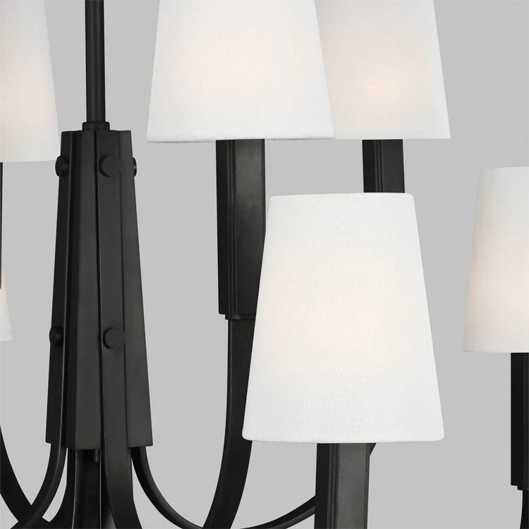 Logan Eight-Light Two-Tier Chandelier by Thomas O'Brien - Frankwebs