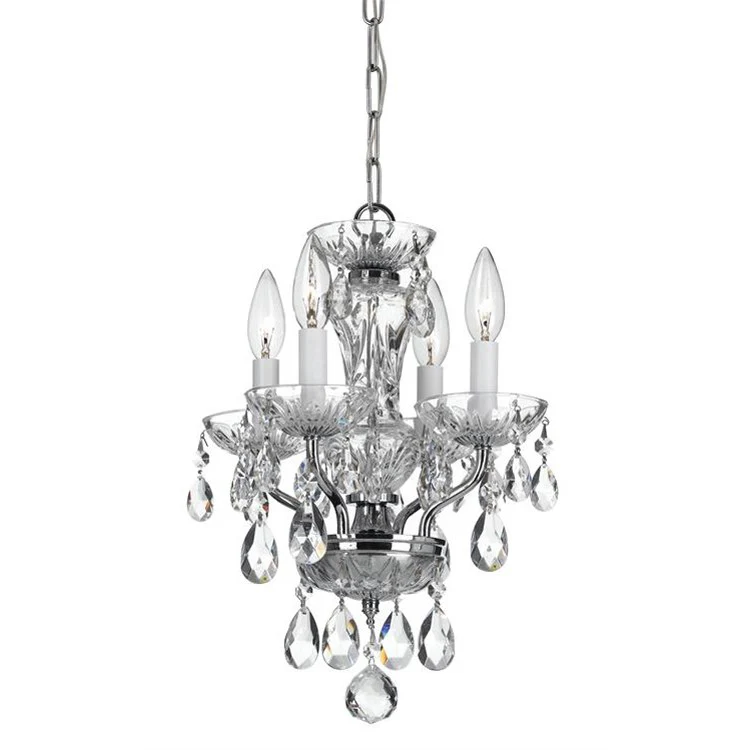 Traditional Four-Light Italian Mini Chandelier - Frankwebs