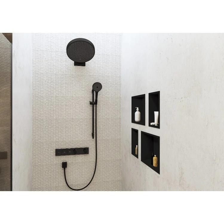 Wall Outlet FixFit Square with Check Valve Matte Black for All 1/2 Inch Hoses - Frankwebs