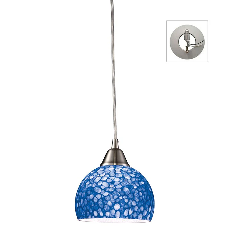 Cira Single-Light Pendant with Recessed Light Kit - Frankwebs