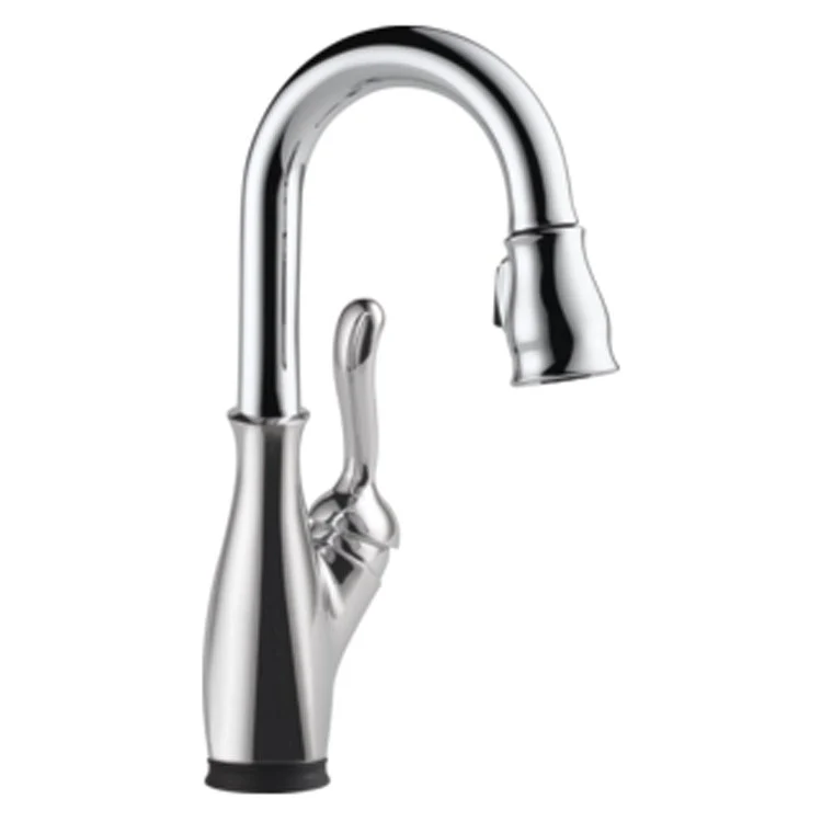 Leland Single Handle Pull Down Bar/Prep Faucet with Touch2O Technology - Frankwebs