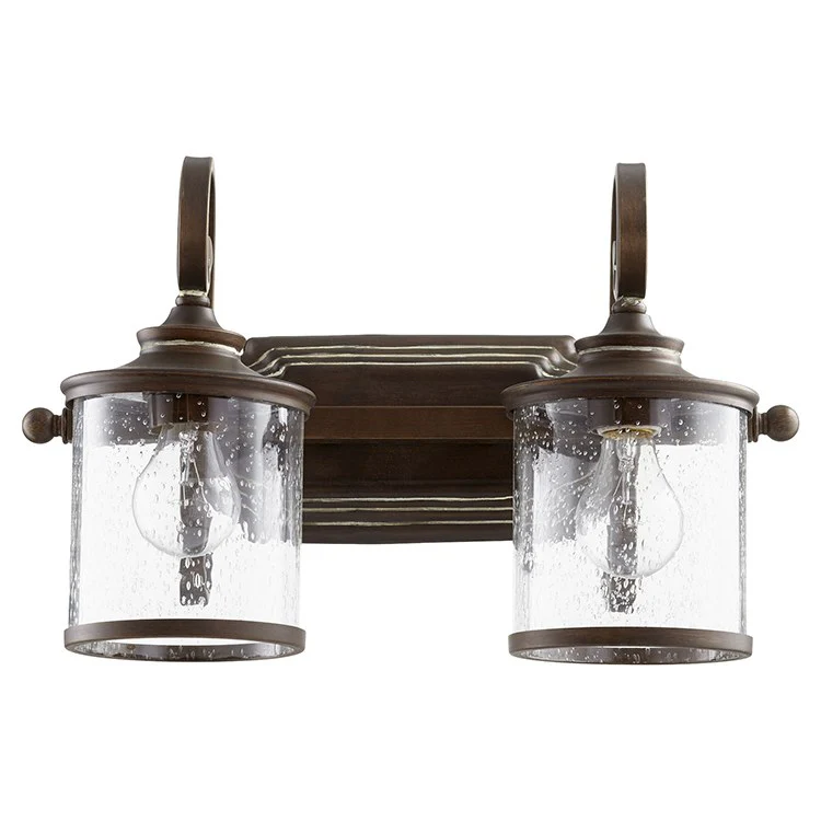 San Miguel Two-Light Bathroom Vanity Fixture - Frankwebs