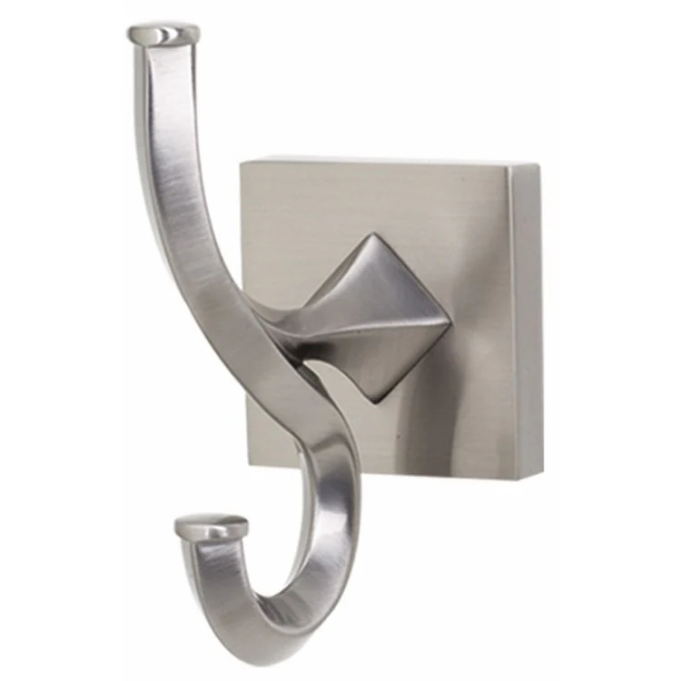 Robe Hook Contemporary ll Bath Universal Satin Nickel 4 Inch 3-1/8 Inch Wall Mount Brass - Frankwebs