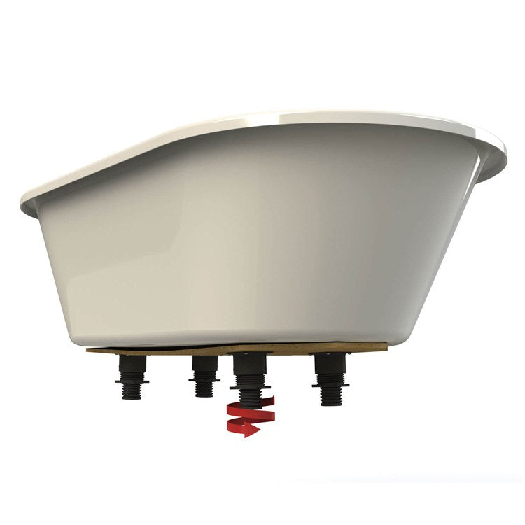 Freestanding Tub Brioso 60 x 42 Inch White Center Oval - Frankwebs