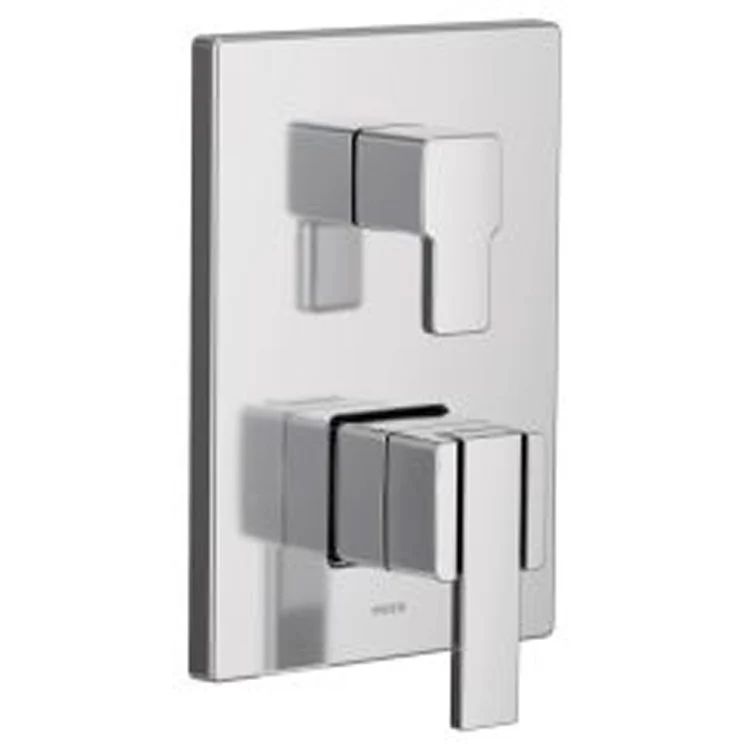 Transfer Valve Trim 90 Degree M-Core 3-Series with Integrated Diverter 2 Lever Brushed Nickel ADA - Frankwebs
