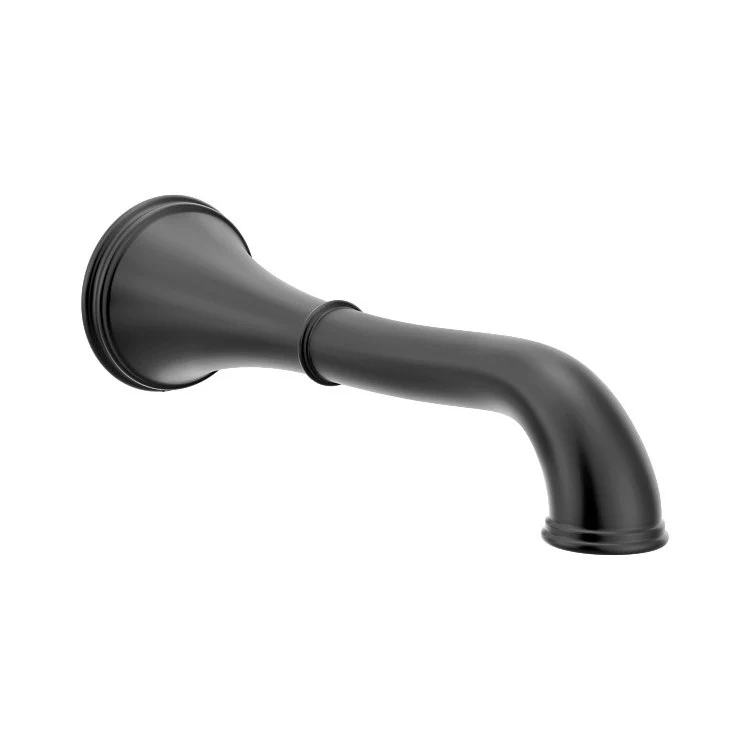 Tub Spout Belfield Non-Diverter Matte Black 10 Inch Metal - Frankwebs