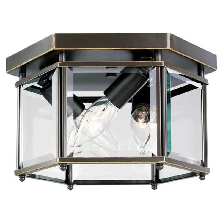 Bretton Three-Light Flush Mount Ceiling Fixture - Frankwebs