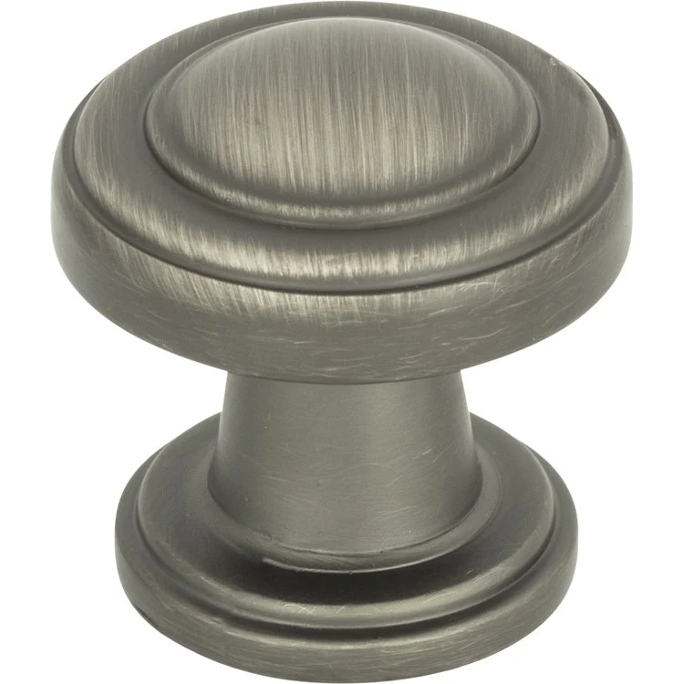 Knob Atlas Bronte Brushed Nickel Zinc Alloy 1-1/8 Inch - Frankwebs