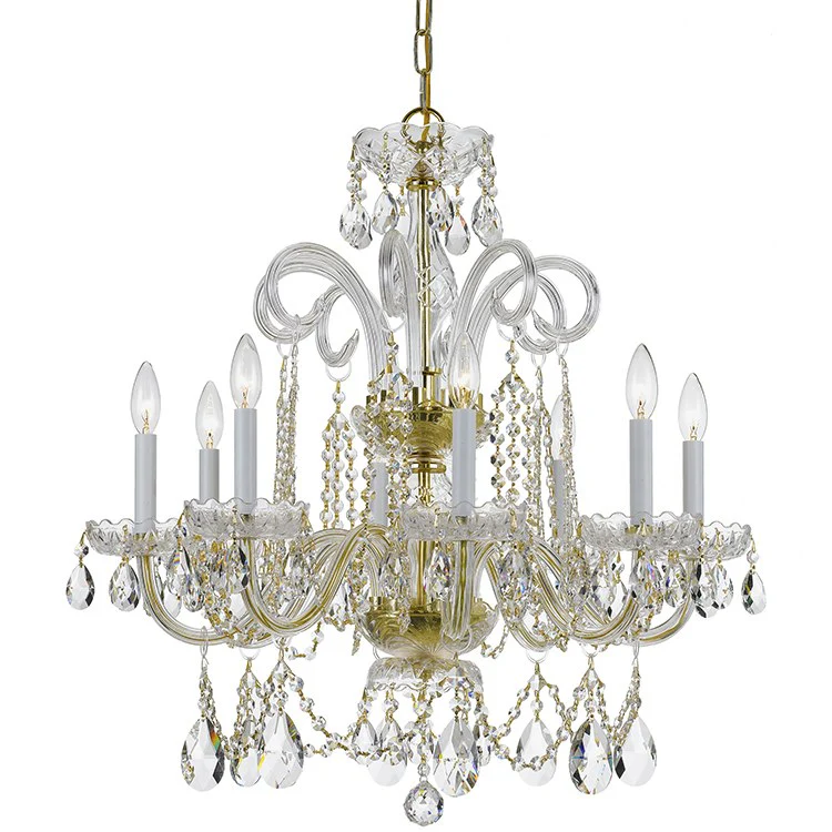 Traditional Crystal Eight-Light Chandelier - Frankwebs