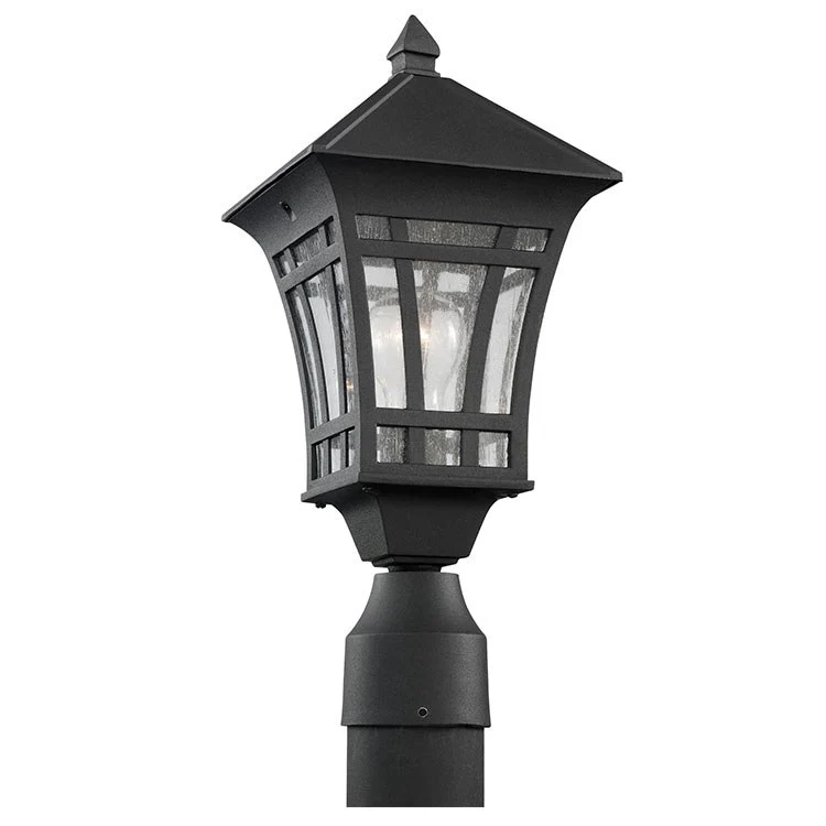 Herrington Single-Light Outdoor Post Lantern - Frankwebs