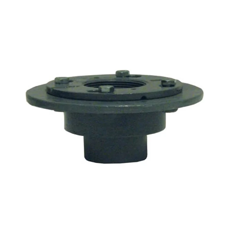 Drain Body 2 Inch Round Cast Iron for 4 Inch Square Shower Drain Throat Model 277-01 - Frankwebs