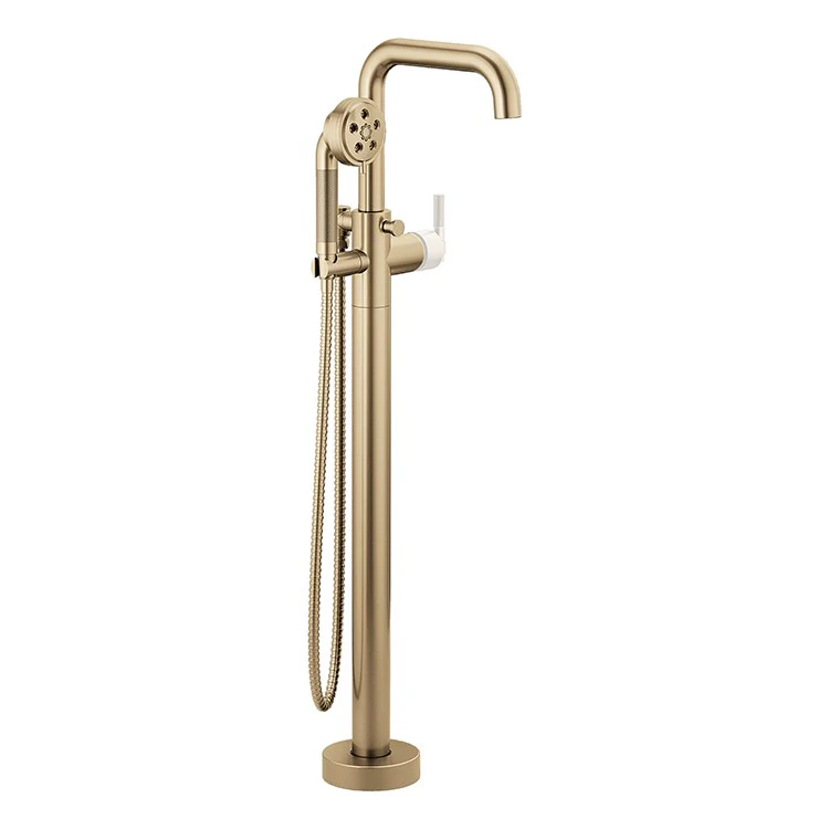 Litze Single Handle Freestanding Tub Filler without Handle - Frankwebs