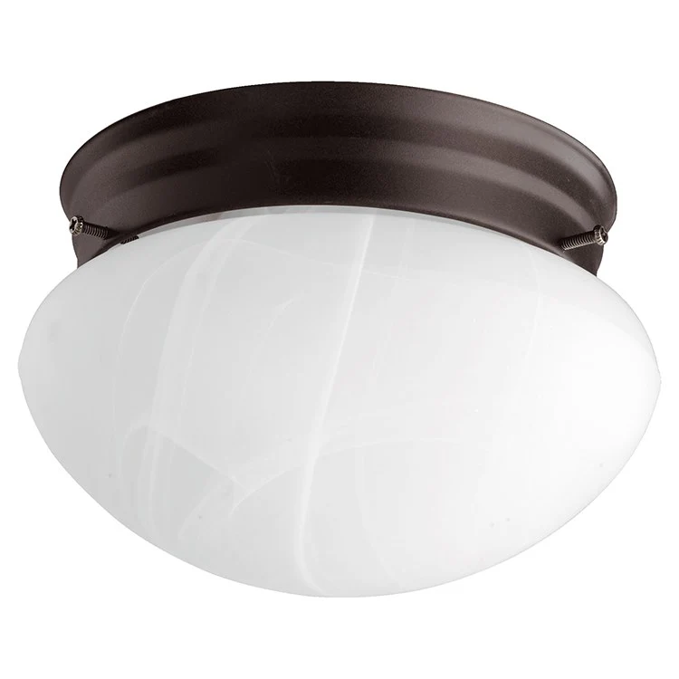 Signature Single-Light Small Mushroom Flush Mount Ceiling Fixture - Frankwebs