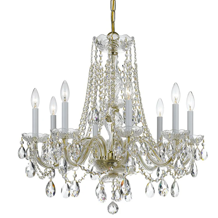 Traditional Crystal Eight-Light Chandelier - Frankwebs