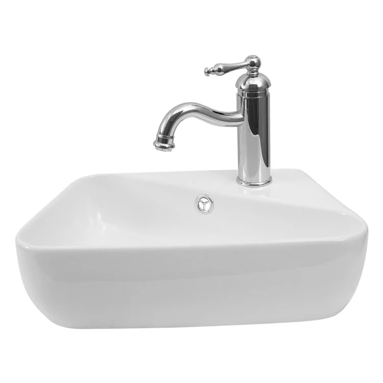 Lavatory Sink Nikki Wall Hung 17 Inch White - Frankwebs