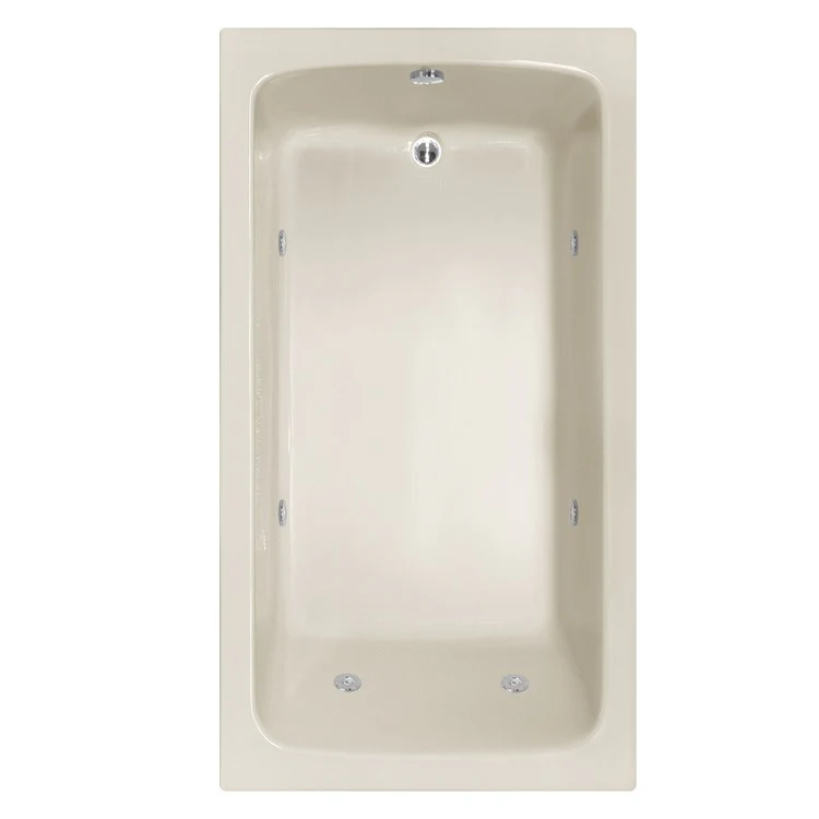 Combination Tub Designer Collection Melissa 72 x 36 x 20 Inch Drop-In End Drain Bone Rectangle - Frankwebs