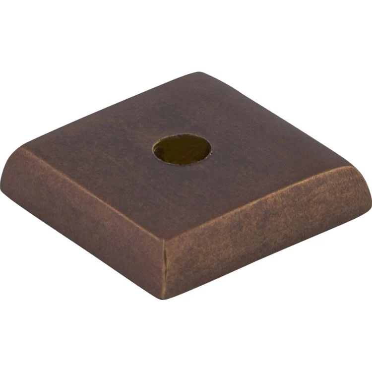 Knob Backplate Aspen Square Mahogany Bronze 7/8 Inch 1 Hole Bronze - Frankwebs