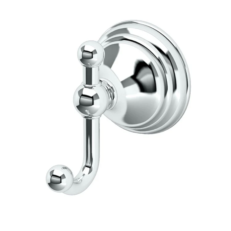 Robe Hook Charlotte Single Chrome 4 Inch 3-14/20 Inch Wall Mount Metal - Frankwebs