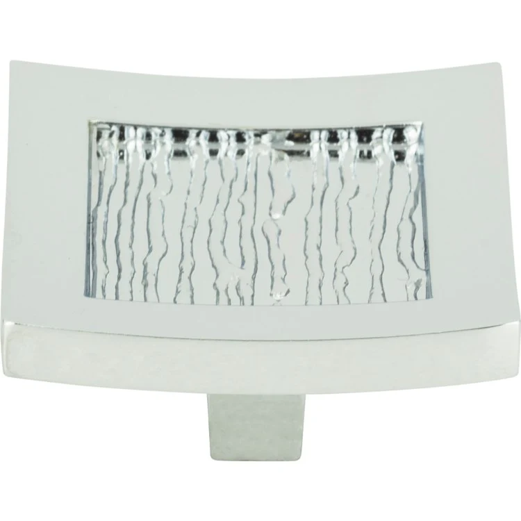 Knob Atlas Primitive Square Matte Black Zinc Alloy 1-1/2 Inch 7/8 Inch - Frankwebs