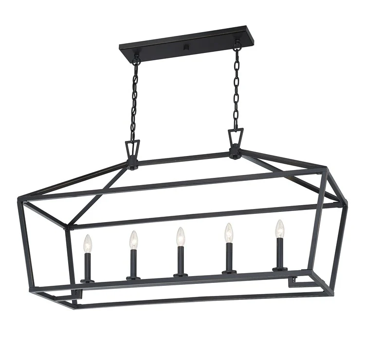 Townsend Five-Light Linear Chandelier - Frankwebs