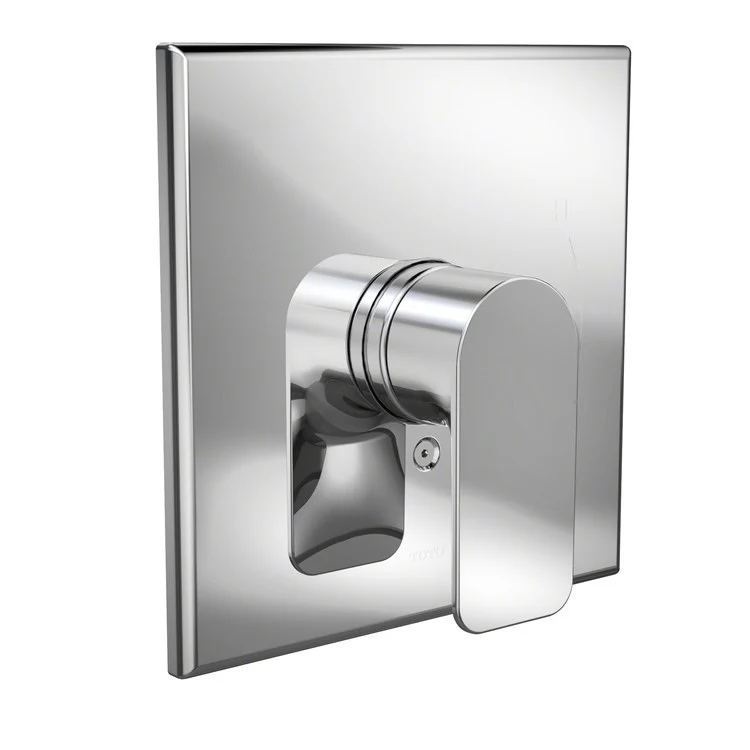 Pressure Balance Valve Trim Oberon Square 1 Lever Polished Chrome ADA for Requires Valve TSPTM - Frankwebs