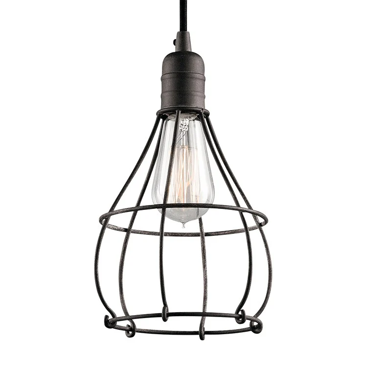 Industrial Cage Single-Light Mini Pendant - Frankwebs