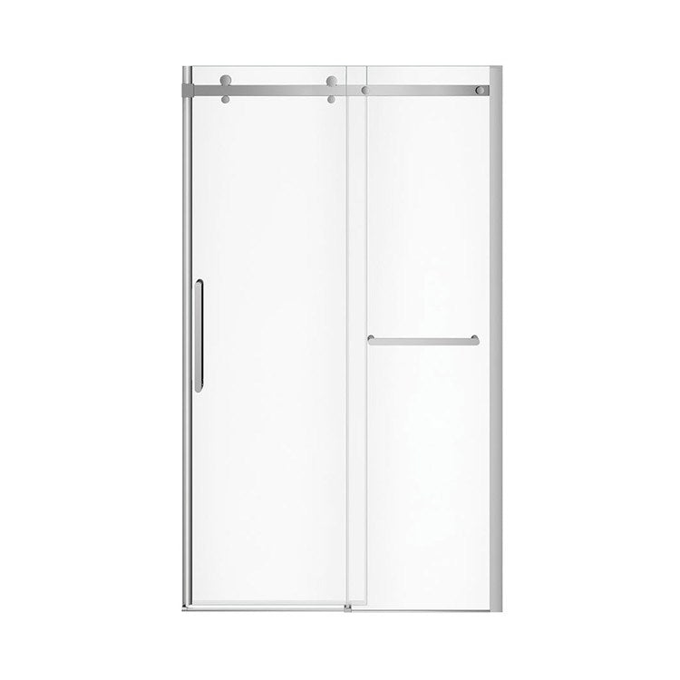 Shower Door Halo Pro Sliding with Towel Bar 47L x 78-3/4H Inch Chrome Clear 5/16 Inch 44-1/2 to 47x78-3/4 Inch - Frankwebs