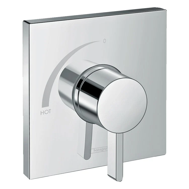 Pressure Balance Valve Trim Ecostat Square 1 Lever Matte Black ADA 5.5 Gallons per Minute - Frankwebs