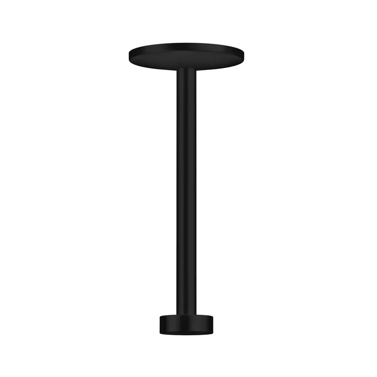 Shower Arm One with Round Flange Matte Black 14 Inch NPT Brass Ceiling Mount - Frankwebs