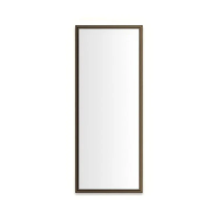 Medicine Cabinet Main Line 16 x 40 Inch 1 Doors Framed Mirror Brushed Black Flat Top Rosemont Frame Slow Close Hinges 4 Inch - Frankwebs