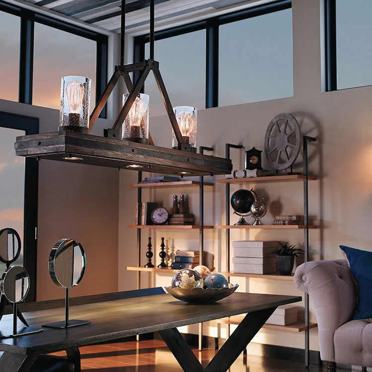 Colerne Three-Light Linear Chandelier - Frankwebs