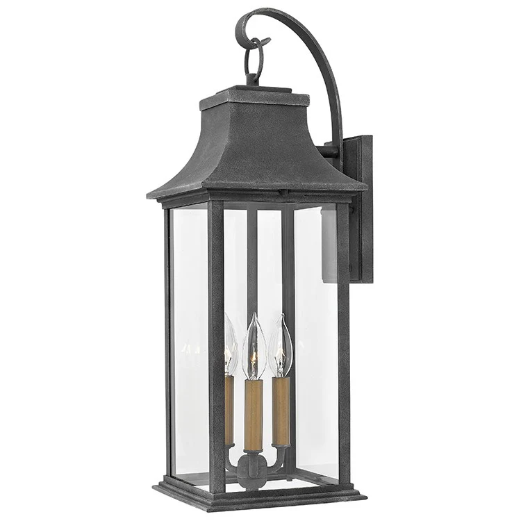 Adair Three-Light Large Wall-Mount Lantern - Frankwebs