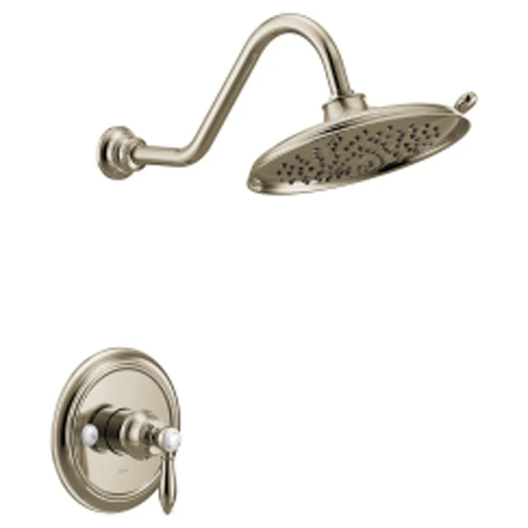 Shower Trim Weymouth M-Core 3 Eco-Performance 1 Lever Brushed Nickel ADA 1.75 Gallons per Minute 2 Function Rainshower - Frankwebs