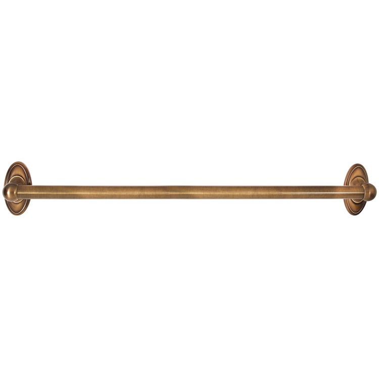 Grab Bar Classic Traditional 24 Inch Chocolate Bronze Concealed Wall Mount Brass 1-1/4 Inch - Frankwebs